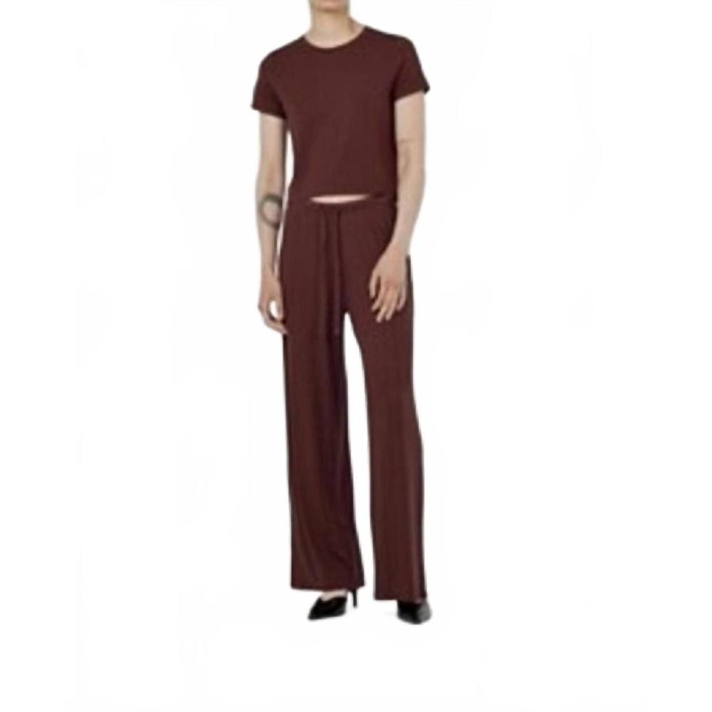 NEW PAPER LABEL cozette wide leg in truffle